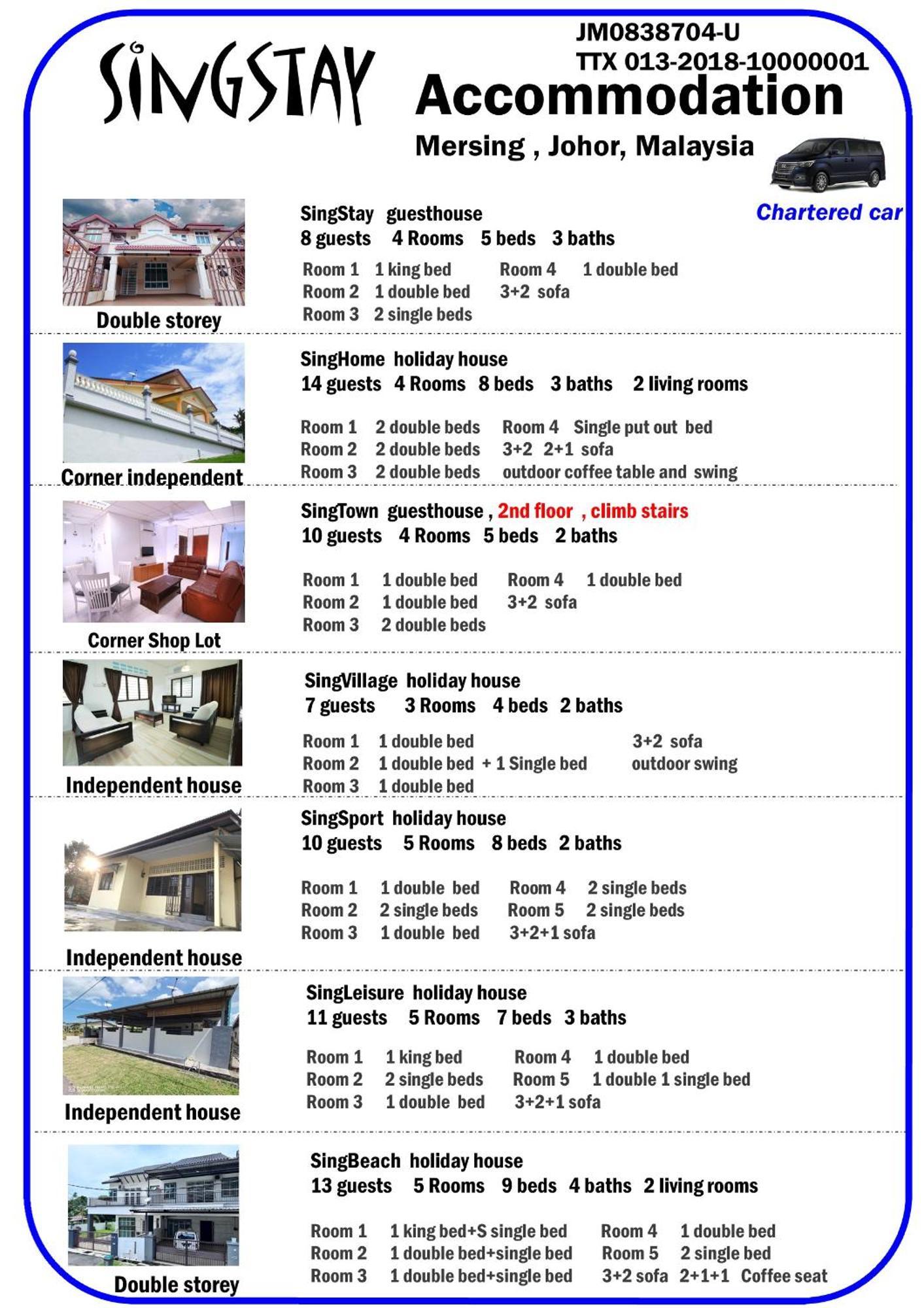 Singstay Guesthouse Mersing Kültér fotó